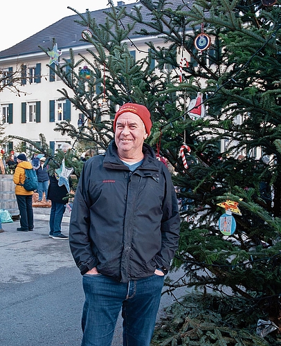 Christian Rüefli ist an der Planung und dem Aufbau des Wintergartens mitverantwortlich. 
