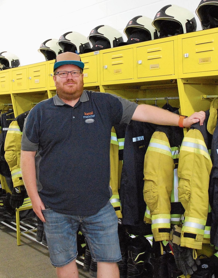 Philipp Häfliger, Kommandant der Feuerwehr in Selzach.  Bild: Lisa Bertelle