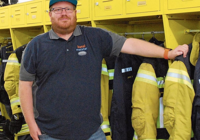 Philipp Häfliger, Kommandant der Feuerwehr in Selzach.  Bild: Lisa Bertelle