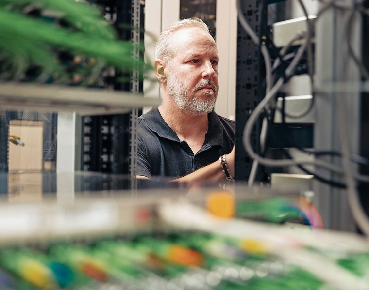 Matthias Lauper, Projektleiter Technik bei GAGNET, übernimmt in der Zusammenarbeit mit der Grenchner Cybersicherheitsspezialistin cyspro GmbH den Part der Kundenbetreuung.Bild: GAGNET