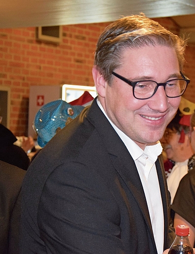 Stadtschreiber Sven Schär mit stets guter Laune.