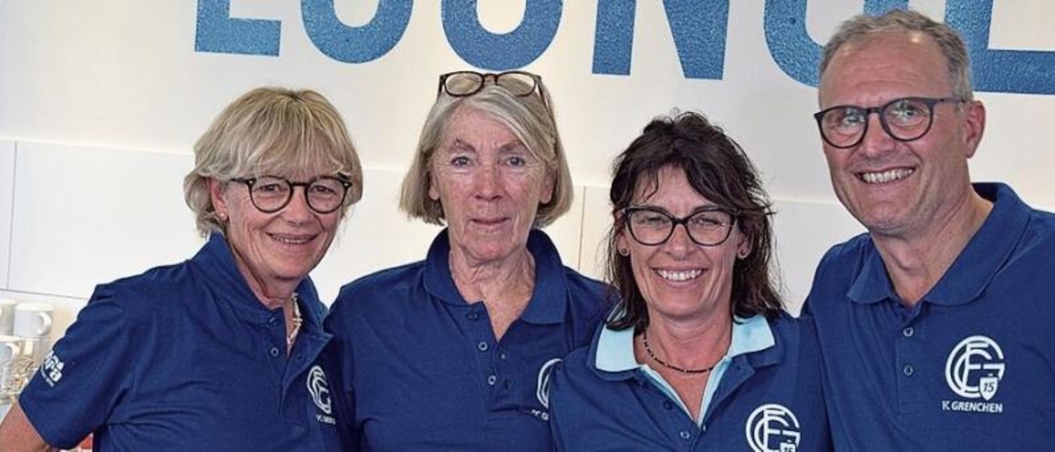 Sie lasen den Gästen die Wünsche von den Augen ab: Ursi Bolliger, Marianne Zingg, Trix Aubry und Andreas Jordan (von links).