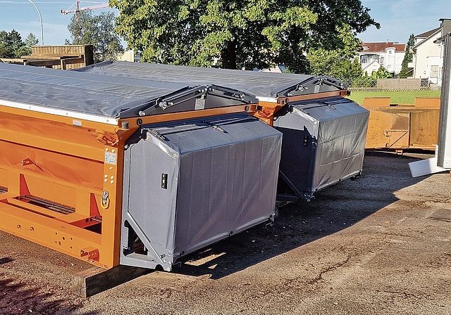 Auf dem Werkhof Grenchen stehen die diversen Behälter und Container für Entsorgungszwecke bereit.Bild: Kevin Delaquis, Werkhof