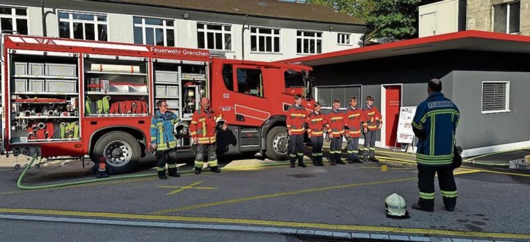 Auch die Jugendfeuerwehr hatte ihren Einsatz an der Hauptübung.