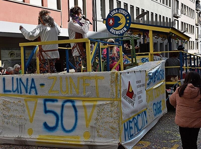 Allen Grund zum Feiern hatte die Luna-Zunft mit ihren 50 Jahren auf dem Buckel.