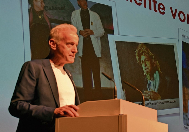 Roger Rossier bedankt sich beim Gremium für die Wahl.