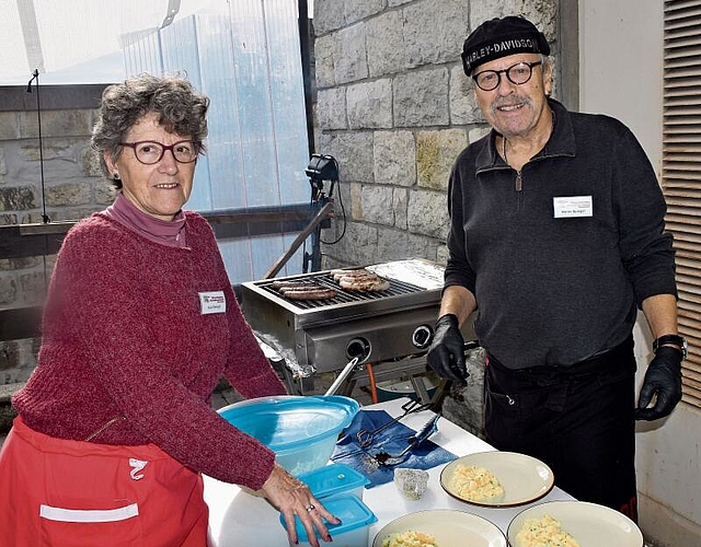 Die Grillmeister kommen aus Bellach: Susi und Martin Spiegel.