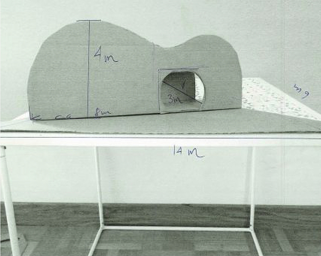 Die Bühne und das Bühnenbild des Freilichtspiels Grenchen in der Skizze. Die Schreinerei Hehlen in Grenchen fertigt das ambitiöse Projekt an. Bild: zvg
