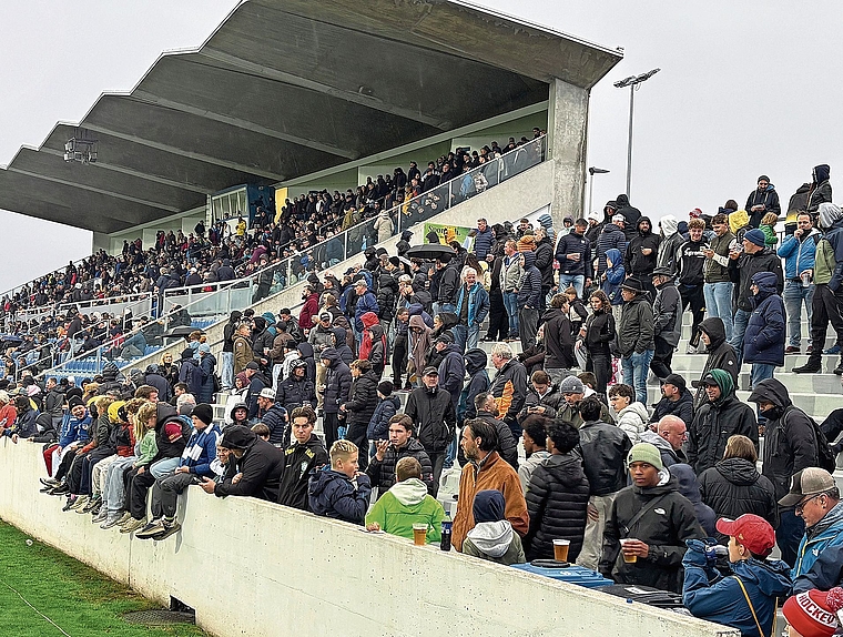 Das Cupspiel des FCG15 gegen die Grasshoppers aus Zürich hat wieder einmal für volle(re) Ränge auf dem Brühl geführt. Bild: Christian Schlup