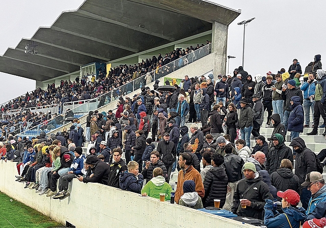 Das Cupspiel des FCG15 gegen die Grasshoppers aus Zürich hat wieder einmal für volle(re) Ränge auf dem Brühl geführt. Bild: Christian Schlup