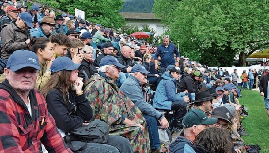 Trotz schlechtem Wetter waren die Tribünen gut besetzt. 
         
         
            
               Bild: Daniel Martiny