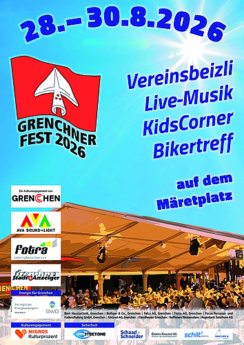 Das offizielle Plakat des diesjährigen Grenchner Fests. Das offizielle Plakat des diesjährigen Grenchner Fests.