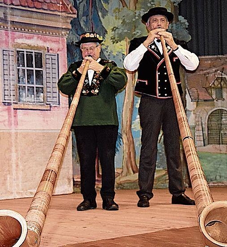 Das «Echo vom Jura» bezauberte mit seinen Alphornklängen.
