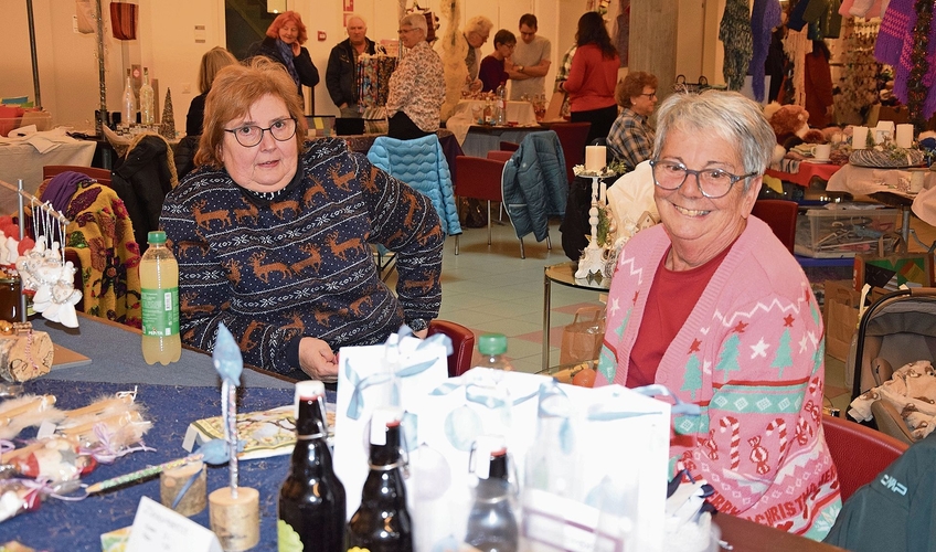 Heidi Grolimund (rechts) und Monika Herrli waren das ganze Jahr über fleissig.