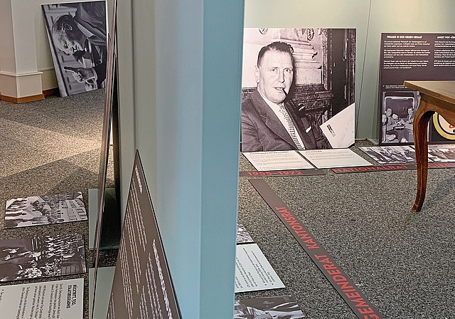 Im Museum Grenchen wird die Ausstellung über «Willi Ritschard – volksnah, charismatisch, sensibel» vorbereitet. Morgen Freitag ist Vernissage. Foto: zvg.