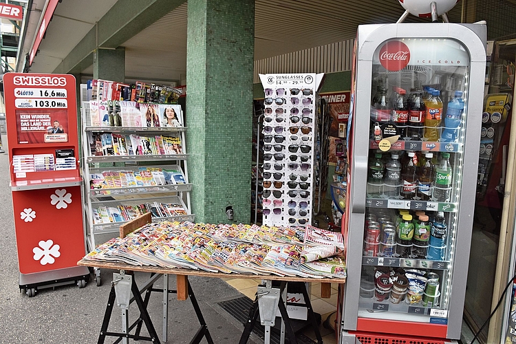 Am Grenchner Marktplatz steht ein Kiosk, wie man ihn kaum noch findet. Am Grenchner Marktplatz steht ein Kiosk, wie man ihn kaum noch findet.