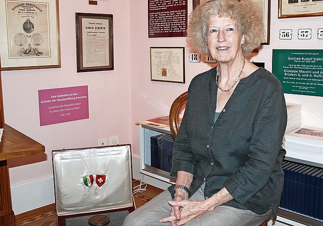 Ruth Zurschmiede engagiert sich seit über 30 Jahren ehrenamtlich für die Mazzinistiftung Grenchen.Bild: Lisa Bertelle
