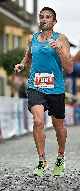 Roger Gerber absolviert seinen 21. Grenchenberglauf. Bild: zvg