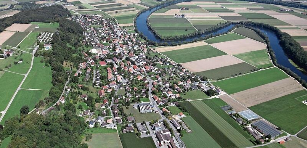 Eine entzückende Landschaft: Südlich von Meinisberg liegt, von der Aare umsäumt, das Naturschutzgebiet «Häftli».Bild: zvg