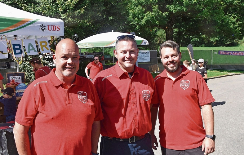 Drei wichtige Bettle Buebe (von links): Marc Röösli (Sponsoring), Stefan Hess (Präsident) und Patrick Koch (OK-Präsident).