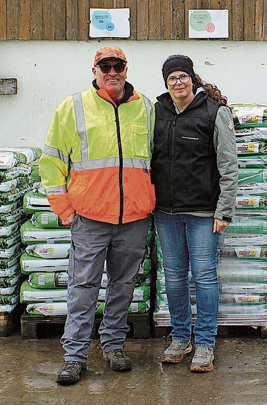 Die Gastgeber auf dem Zelghof: Ester und Daniel Müller. 