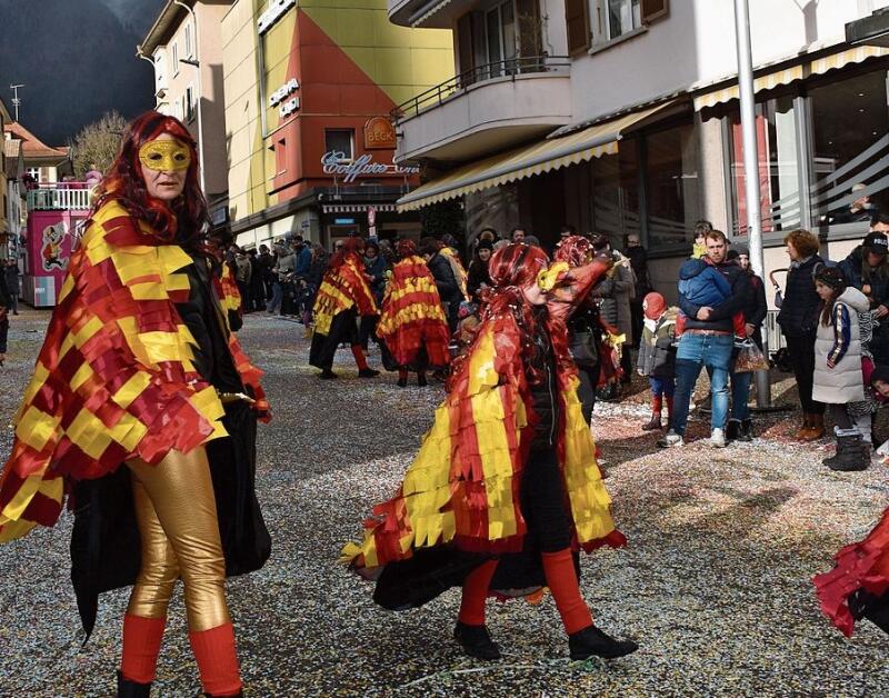 Ganz in Feuer – die Girls on Fire der Wiiber-Zunft.