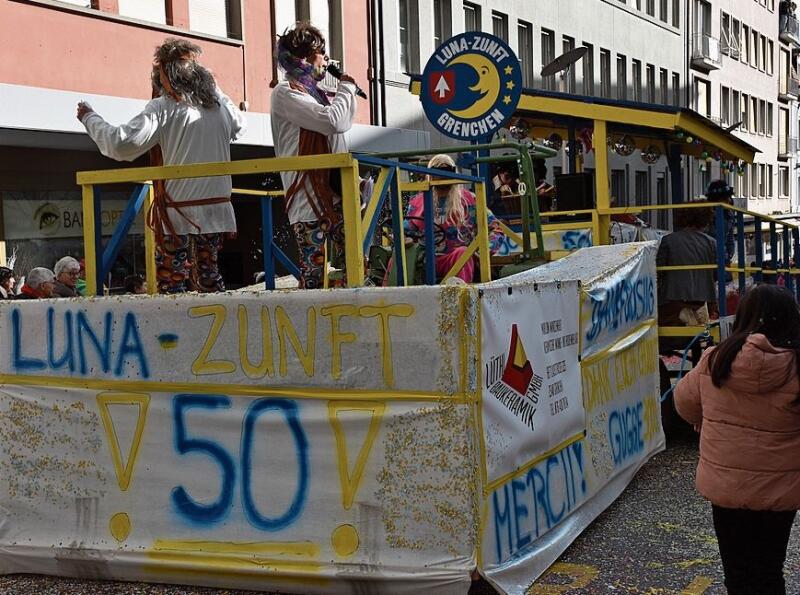 Allen Grund zum Feiern hatte die Luna-Zunft mit ihren 50 Jahren auf dem Buckel.