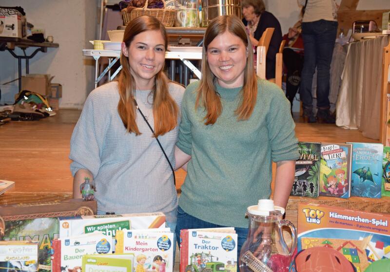 Überzeugten mit ihrem Spielzeug-Angebot: Christine Wyss (links) und Alexandra Leuba.