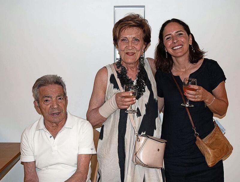 Giovanni und Elsa Puddu mit Mina Ranfaldi.