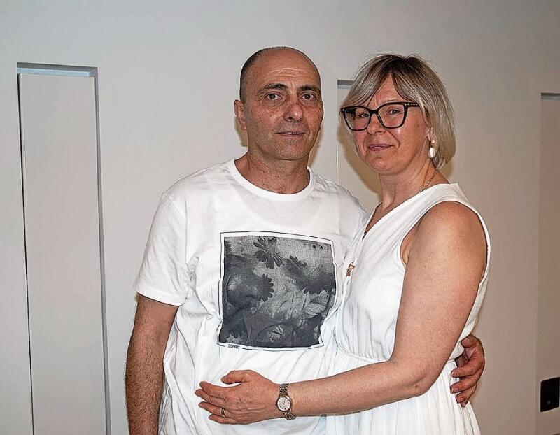 Egidio und Olga Castafaro nahmen an der Feier teil.