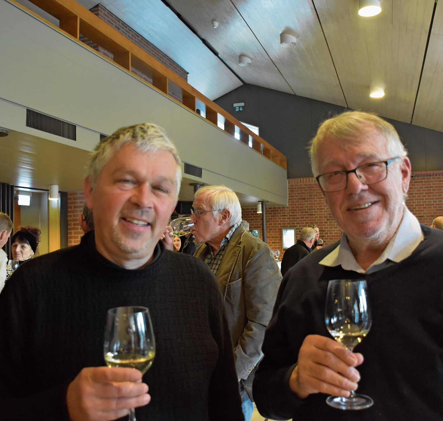 Zwei bekannte Gesichter aus Bettlach und Selzach (von links): Urs Weder und Heinz Bieber. 