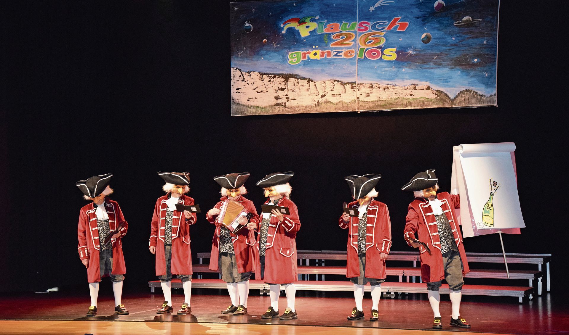 Die Hilari-Schnibako machten als Jahrhundert-Komponisten ihrem Motto «MotzArt» einmal mehr alle Ehre.