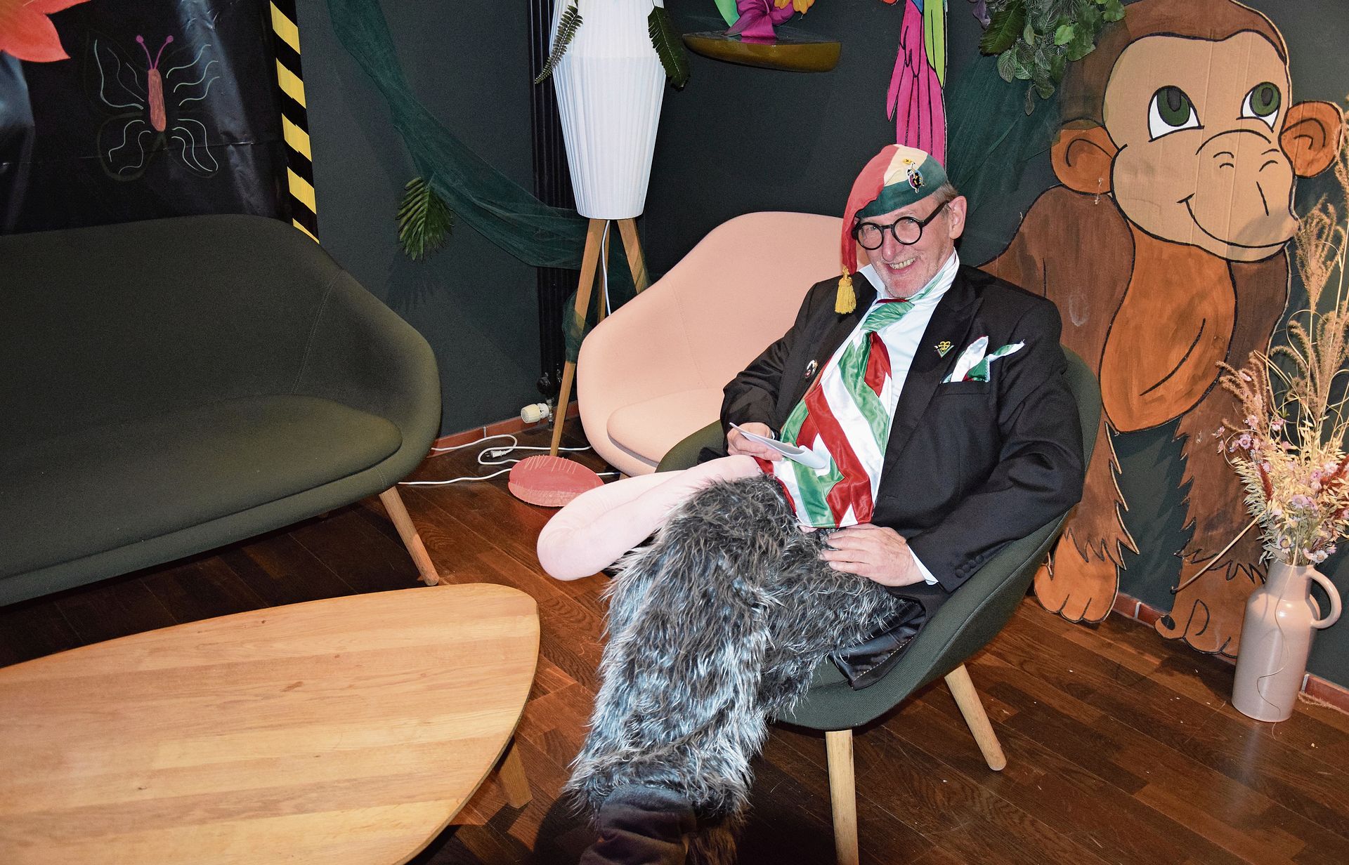 Für Ehren-Obernarr Heinz Westreicher war es der bereits 50. Plausch-Auftritt.