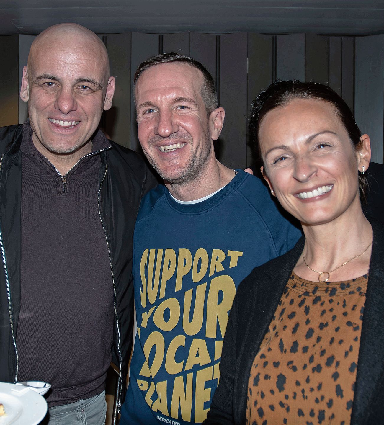 Maurizio Libertini, Marc Scheurer und Sabrina Scheurer.