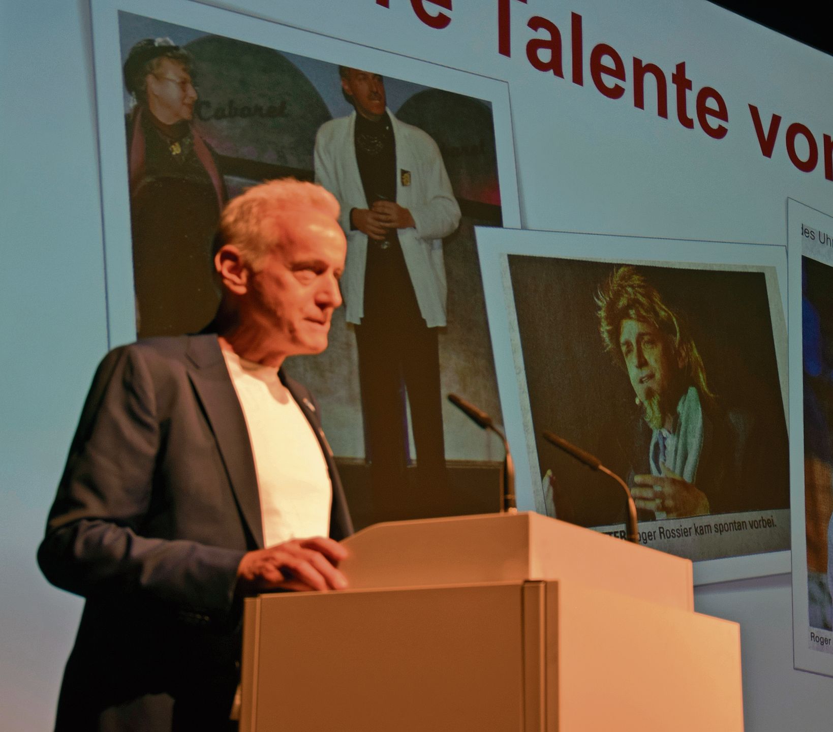 Roger Rossier bedankt sich beim Gremium für die Wahl.