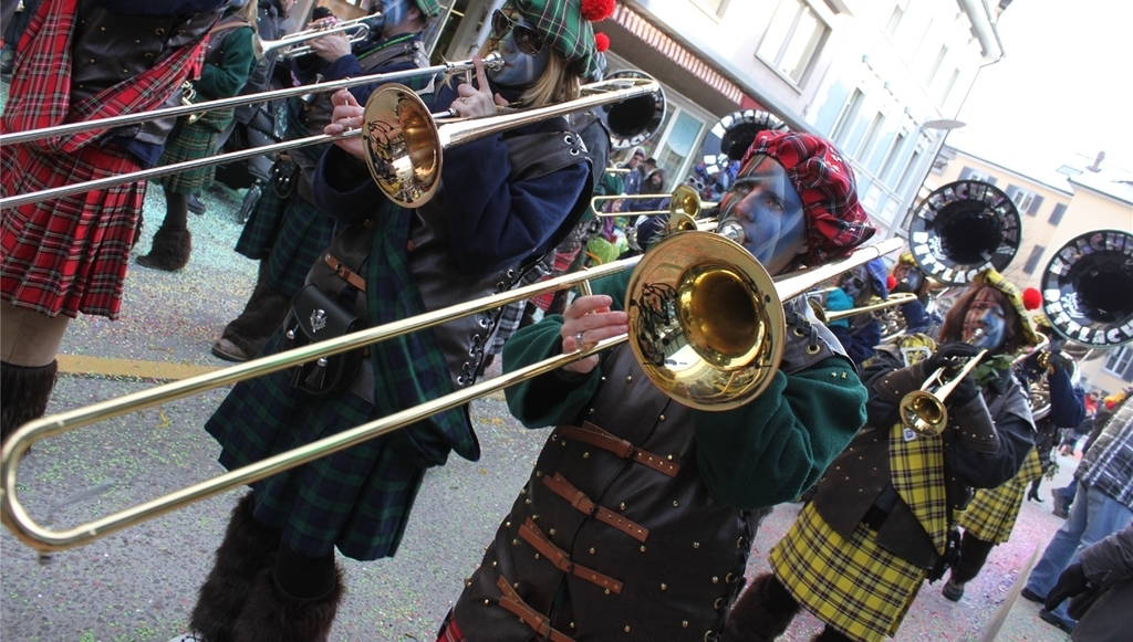 Starke Bläserinnen bei den Krachwanzen aus Bettlach.
